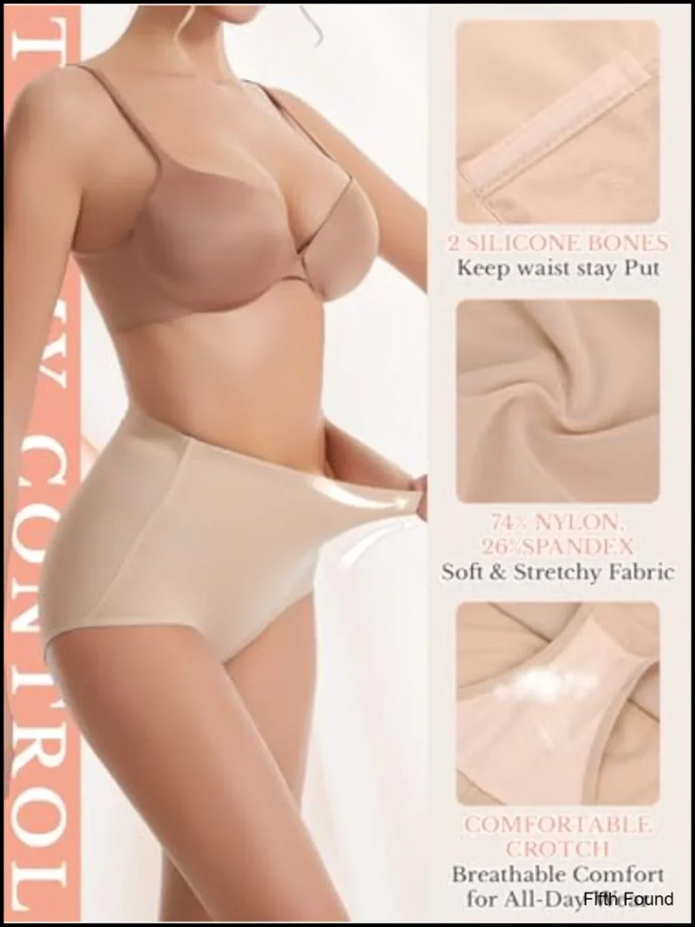 Tummy Control Shapewear Body Shaper Panties Seamless Compression Underwear Mid